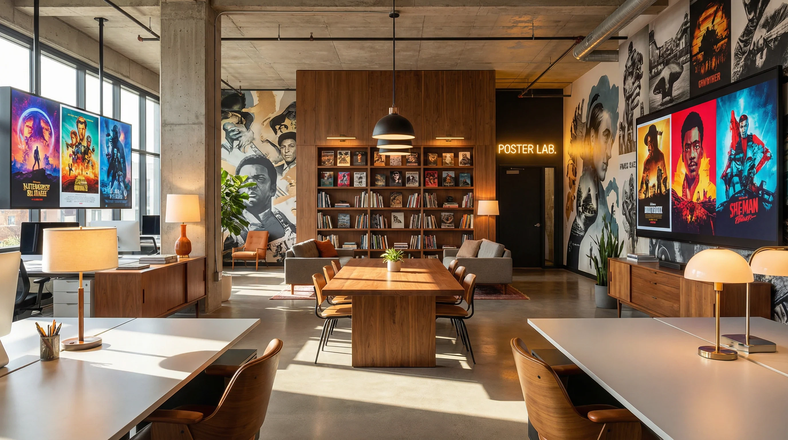 后入团队办公室创意工作空间展示